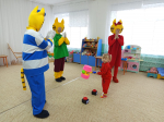 День семьи с героями мультфильма