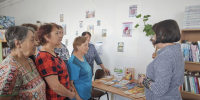 Обзор книжной выставки в Мангутской библиотеке - Культура Называевского района